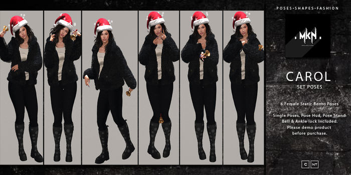 . MKN . Carol Set Poses (Add/Touch)