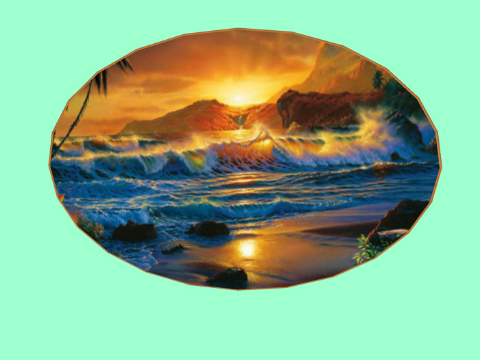 Oval Landscape-Transcendent