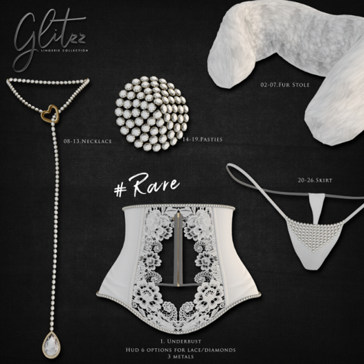 [Glitzz] Lunar Underbust - Maitreya - RARE