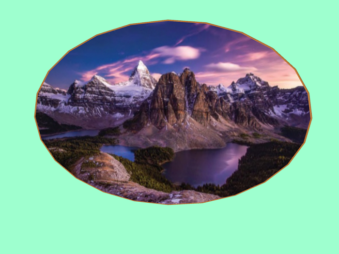 Oval Landscape-High Country