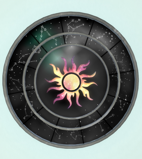 3rd Eye_ The Dark Zodiac ( Sun & Moon Calendar ) RARE