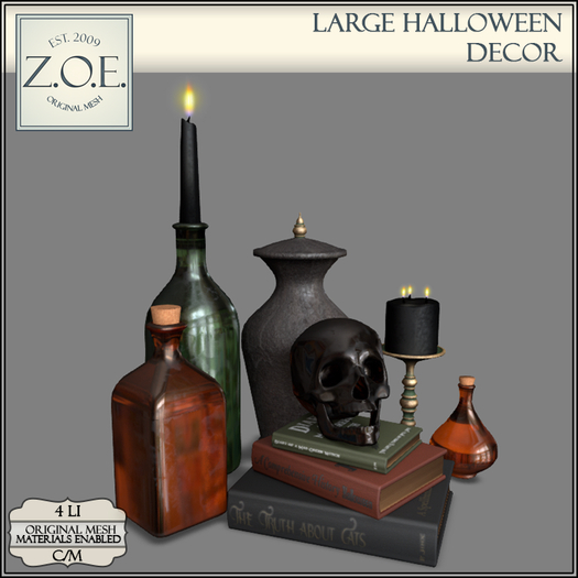 Z.O.E. Large Halloween Decor