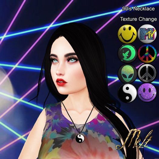 {Melt} 90s  Necklace (Click To change)
