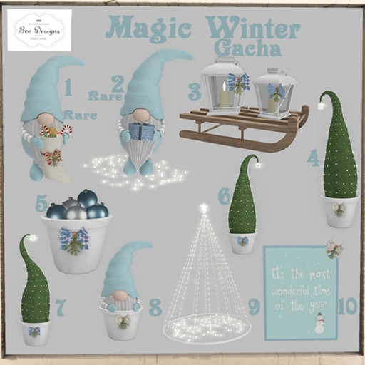 Bee Designs Magic Winter Gacha 2 RARE