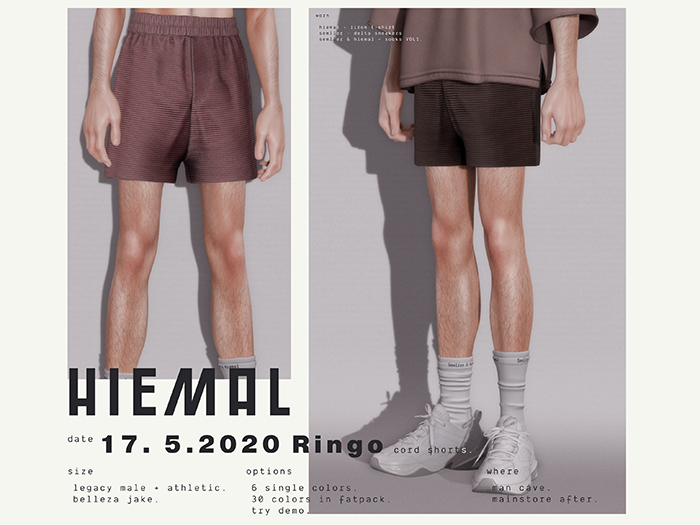 Hiemal - Ringo Cord Shorts Fatpack