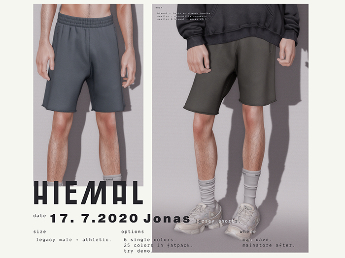 Hiemal - Jonas Jersey Shorts Fatpack