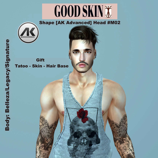 Good Skin -Shape [AK Advanced] Head #M02