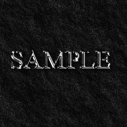 Zoy Texture [ Fine Knit 04 ] Seamless - Black