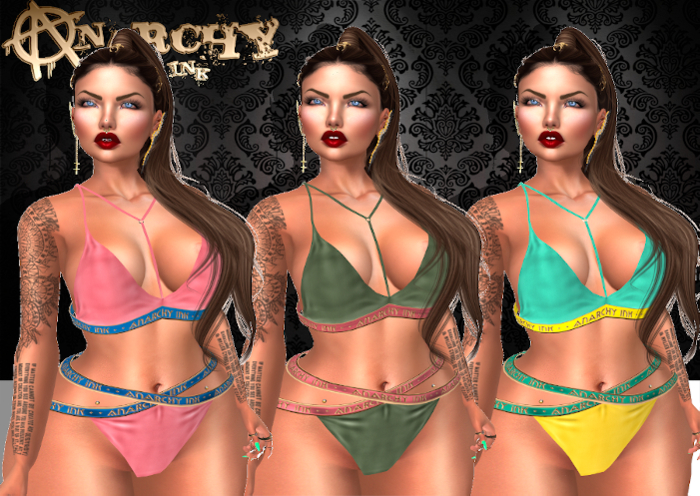 { An@rchy Ink } Sportswear Bikini OLIVE