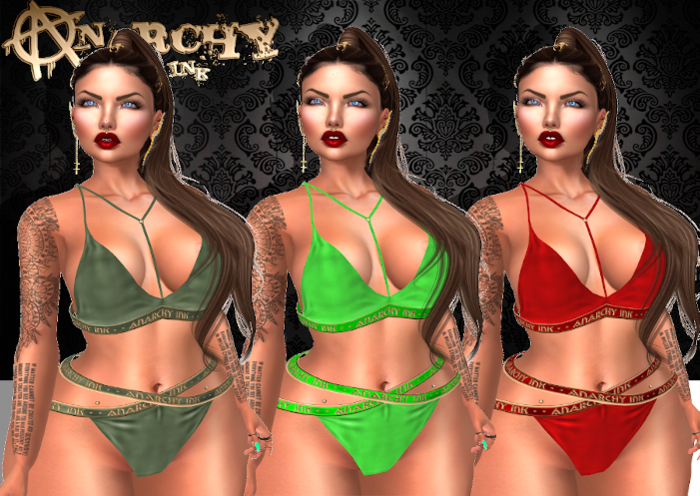 { An@rchy Ink } Sportswear Bikini RED
