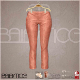 Baiastice_Low Rise Turn Up Trousers-TerraCotta
