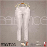 Baiastice_Low Rise Turn Up Trousers-Pearl