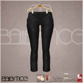 Baiastice_Low Rise Turn Up Trousers-Onyx
