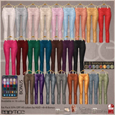 Baiastice_Low Rise Turn Up Trousers-All Colors+8 Bonus