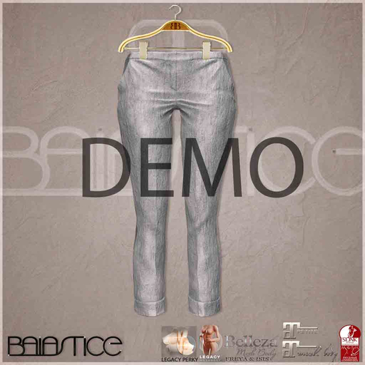 Baiastice_Low Rise Turn Up Trousers-DEMO