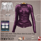 Baiastice_Button Up Shirt-Violet