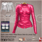 Baiastice_Button Up Shirt-Fuchsia