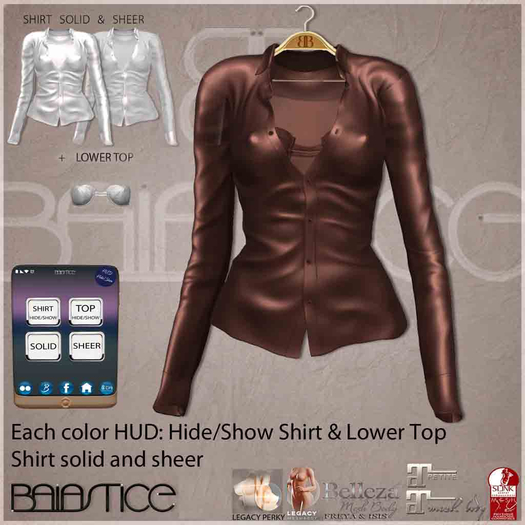 Baiastice_Button Up Shirt-Chestnut