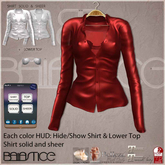 Baiastice_Button Up Shirt-Burgundy