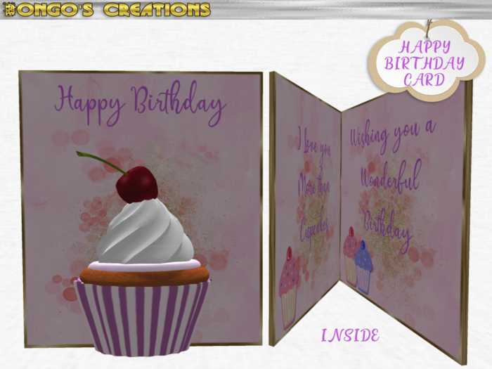 BMC2087 - HAPPY BIRTHDAY CARD.