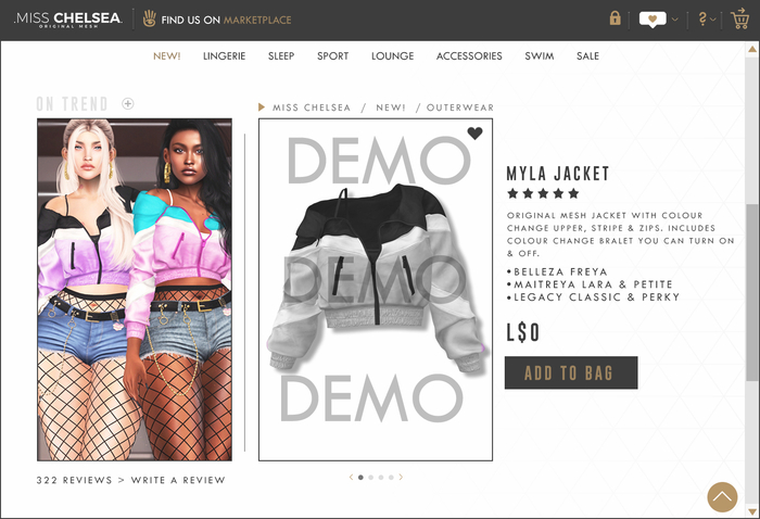 .miss chelsea. DEMO Myla Jacket