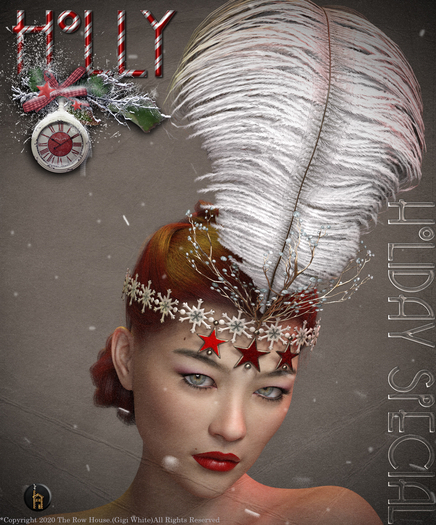 1920's Holly Holiday Flapper Band