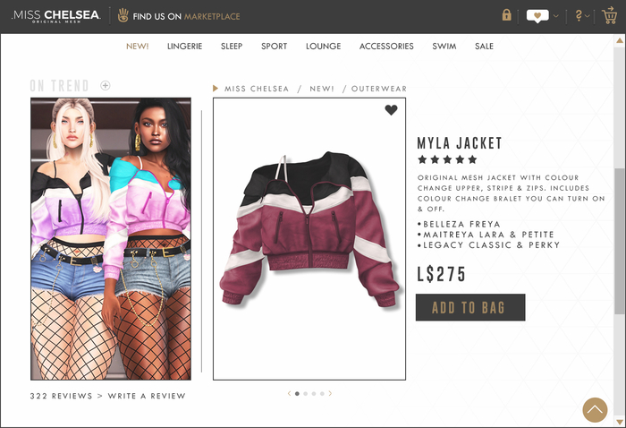 .miss chelsea. Myla Jacket Berry