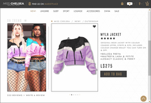 .miss chelsea. Myla Jacket Lilac