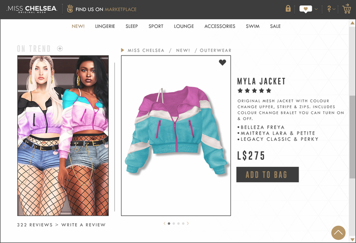 .miss chelsea. Myla Jacket Turquoise