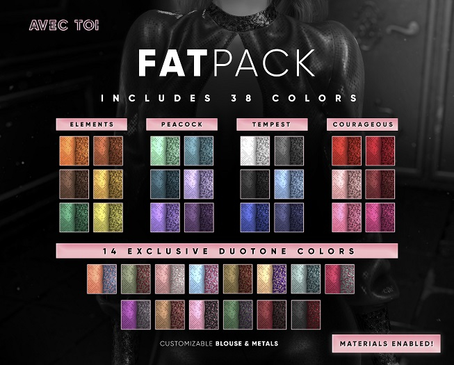 AVEC TOI - Night Fever Blouse FATPACK