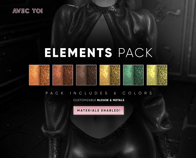 AVEC TOI - Night Fever Blouse ELEMENTS PACK