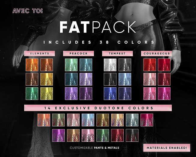 AVEC TOI - Night Fever Pants FATPACK