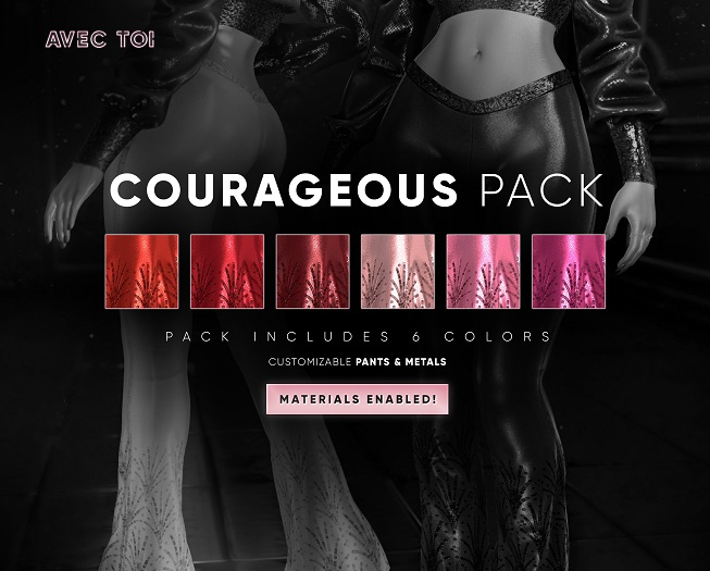 AVEC TOI - Night Fever Pants COURAGEOUS PACK