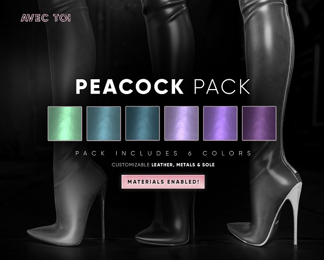 AVEC TOI - Runaways Boots Leather PEACOCK PACK