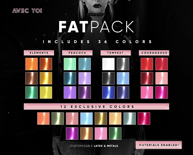 AVEC TOI - Sinner Zip Dress FATPACK