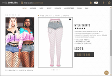 .miss chelsea. Myla Shorts Light Blue