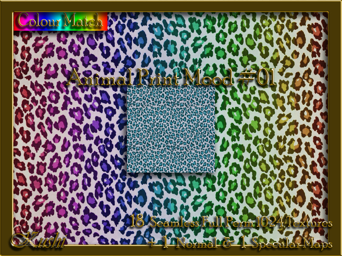 Animal Print Mood #01 Seamless Texture Set