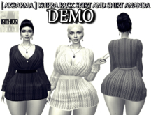 [ AKBARMA ] KUPRA PACK SKIRT AND SHIRT ANANDA DEMO