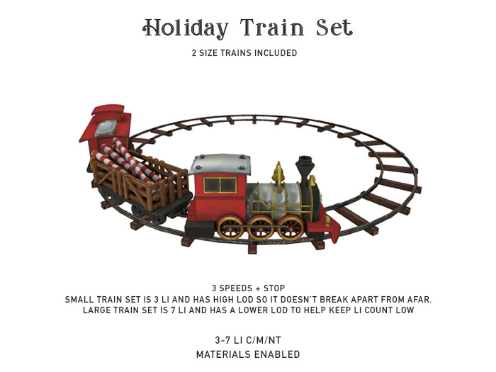 Muniick- Holiday Train Set