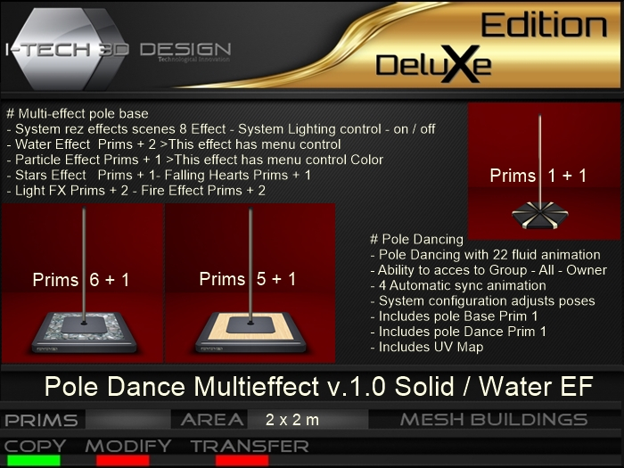 [I-T3D] Pole Dance Multieffect v.1.0 Delux
