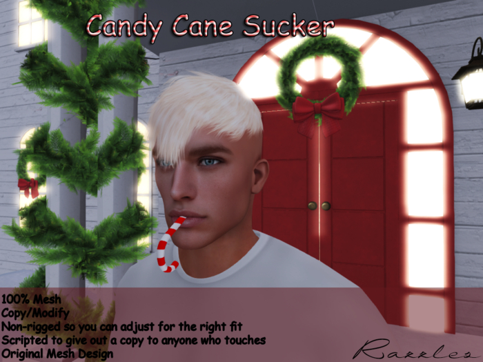 Razzles-Candy Cane Sucker(Boxed)
