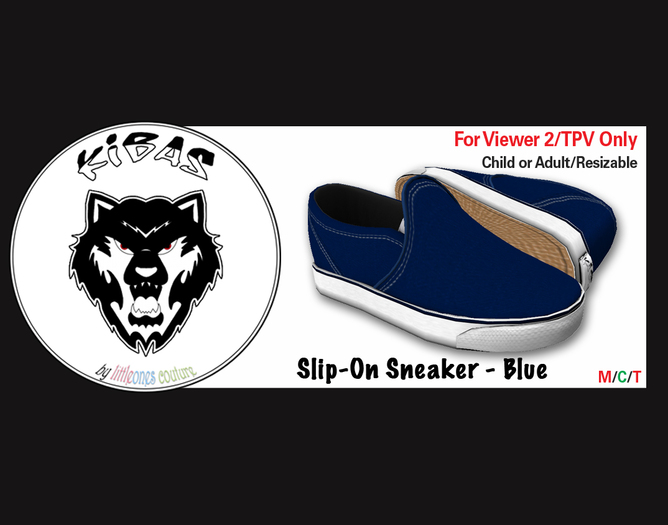 ~[Kibas]~ Slip-On Sneaker - Blue
