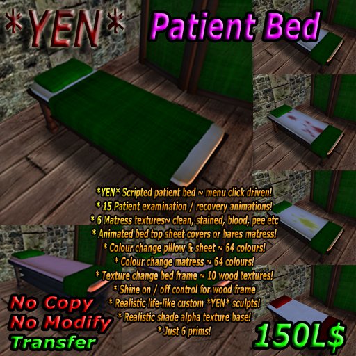 *YEN* Patient Bed