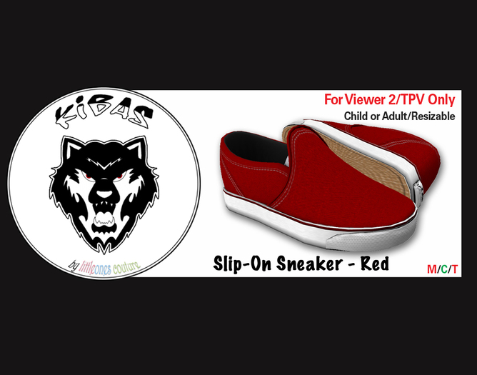 ~[Kibas]~ Slip-On Sneaker - Red