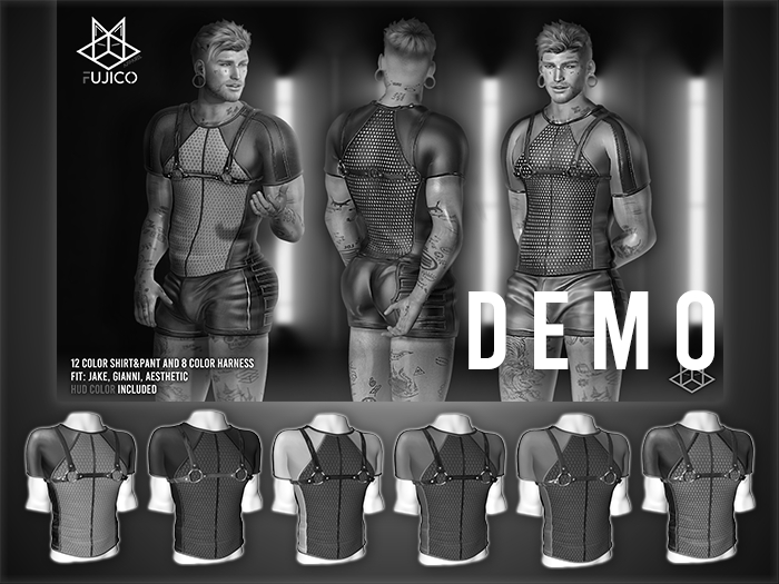 [FUJICO APPAREL] 002 Net Shirt /Net Pants DEMO