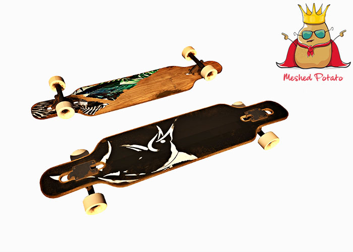 Meshed Potato - Old Longboard - Full Perm Mesh