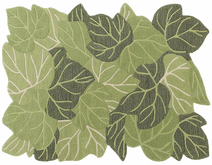 ^Dejavu^ Full Perm Leaf Rug Png