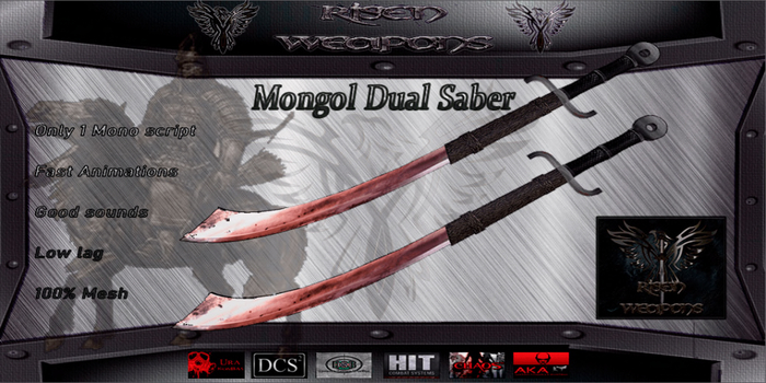 Risen weapons - Mongol dual Saber v1.0 BOXED