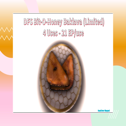 DFS TEXTURE ONLY Bit-O-Honey Baklava (Limited) 