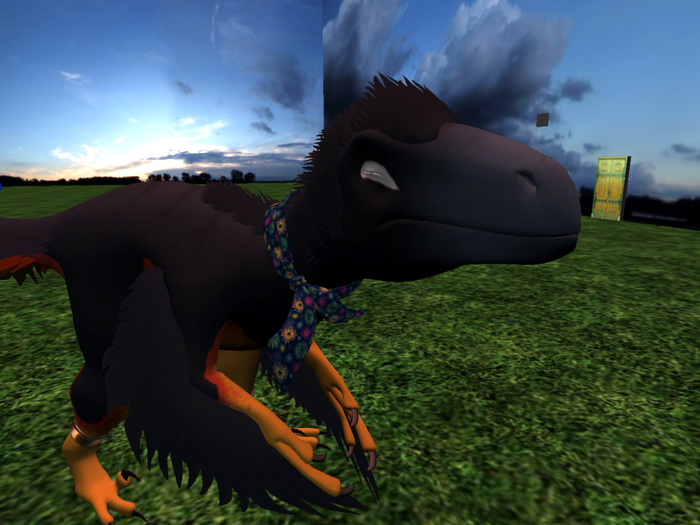 NM's Junk & Stuff Firework Scarves (CAF Utahraptor) Boxed